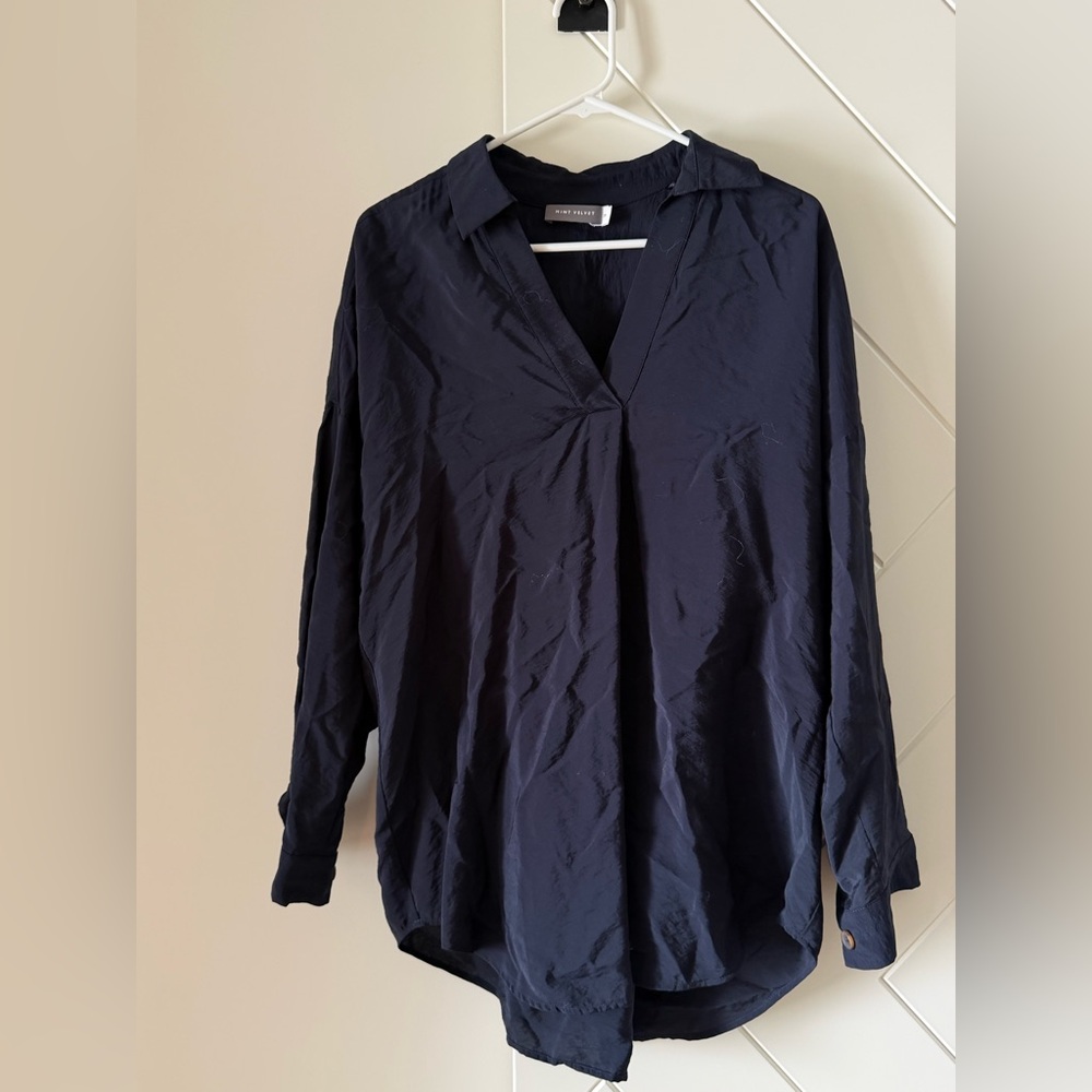 Women's Navy Blouse